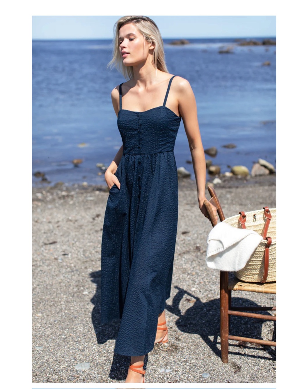 Emerson Fry Florentine Seersucker Dress